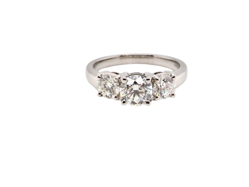 A fine and impressive trilogy Diamond Ring