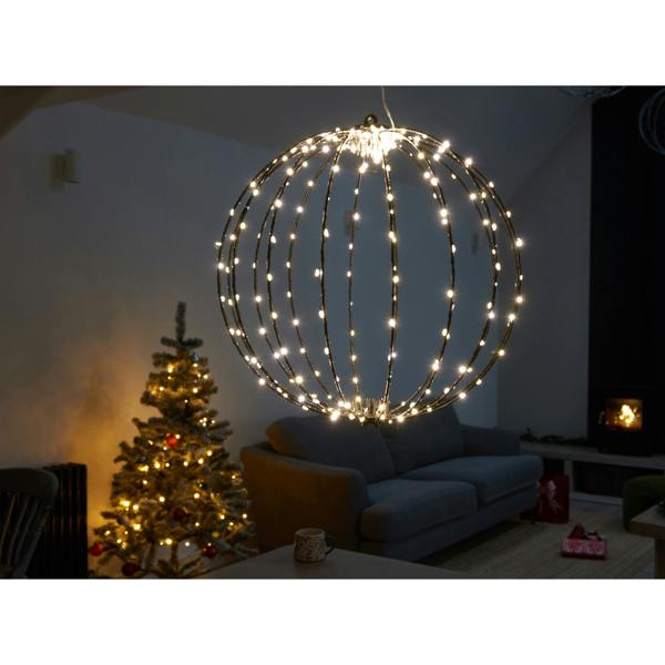 Scotts of Stow 240 LED Twinkling Orb Warm White 40cm LV