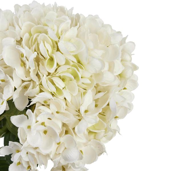 Hill Interiors Hydrangea Artificial Flower - White - 