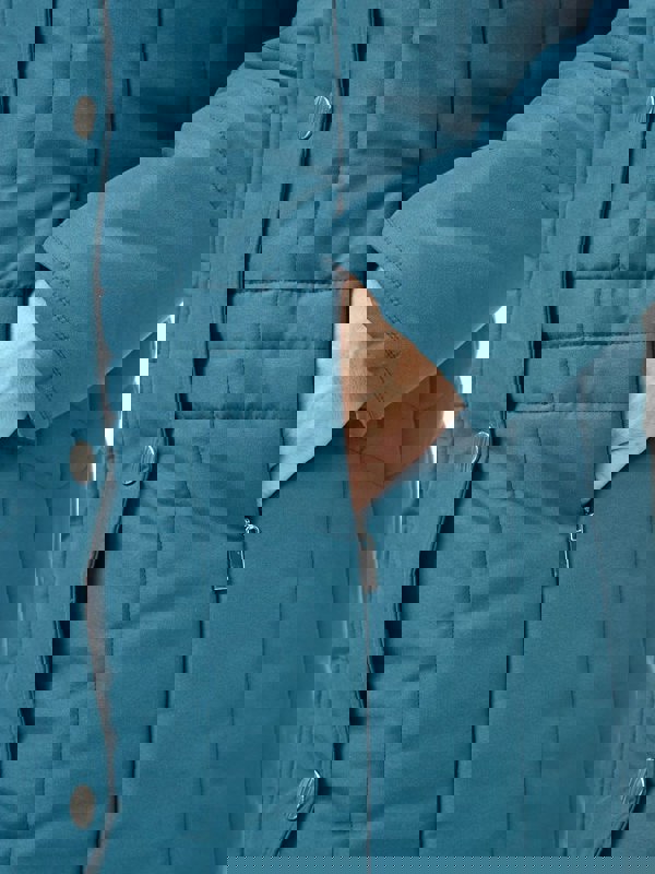 PennyPlain Quilt Coat - Peacock