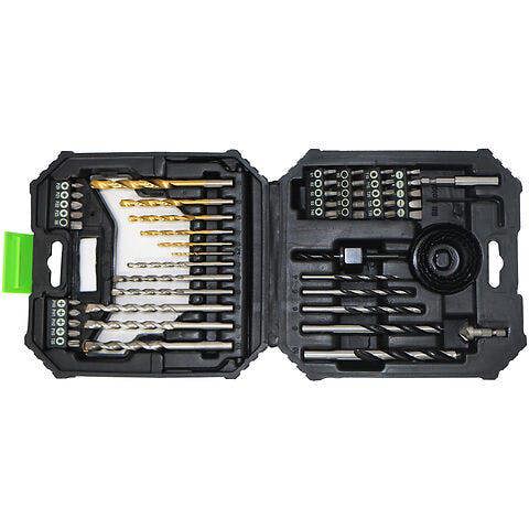 MYLEK 56 Piece Drill Bit And Screwdriver Accessory Set