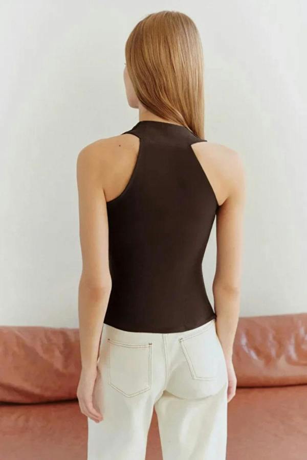 Hoxton Gal Modal Wrap-Front Woven Blouse