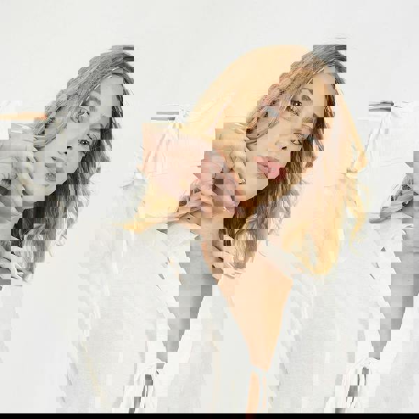 Brave Soul Cream Long Sleeve Tie Front Blouse - Cream Image 4