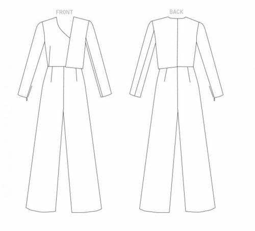 Vogue Sewing Pattern 1790, Jumpsuits for Women, F5 (16-18-20-22-24) - Intermediate