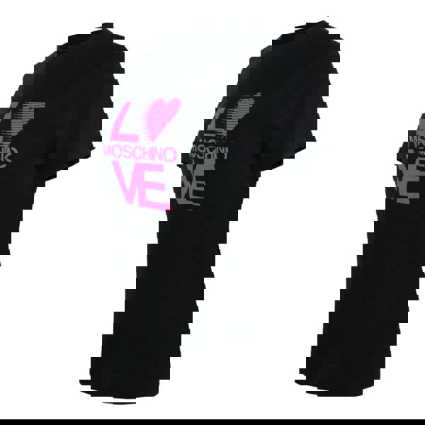 Love Moschino Bold Logo Black T-Shirt - Nova Clothing