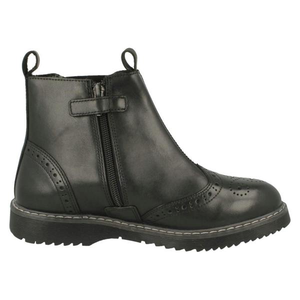 Start-rite Girls Angry Angels By Startrite Brogue Detailed Ankle Boots Revolution