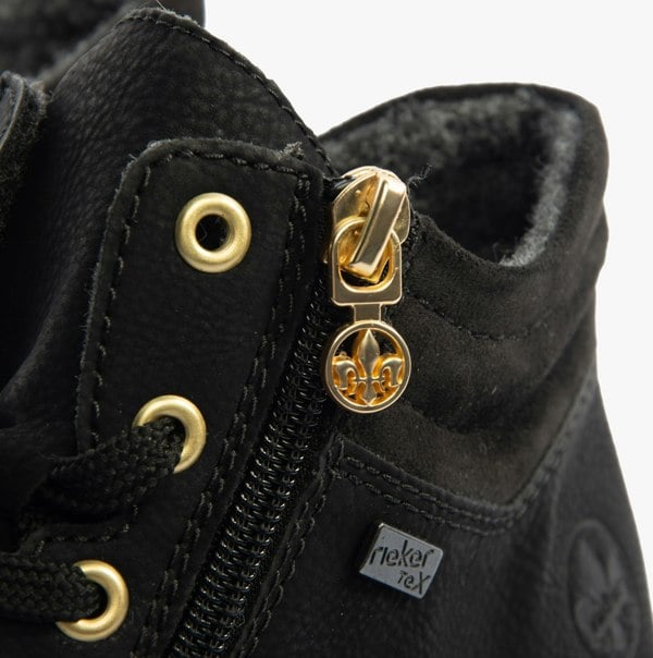 Rieker Z4263-00 Womens Ankle Boots - Black