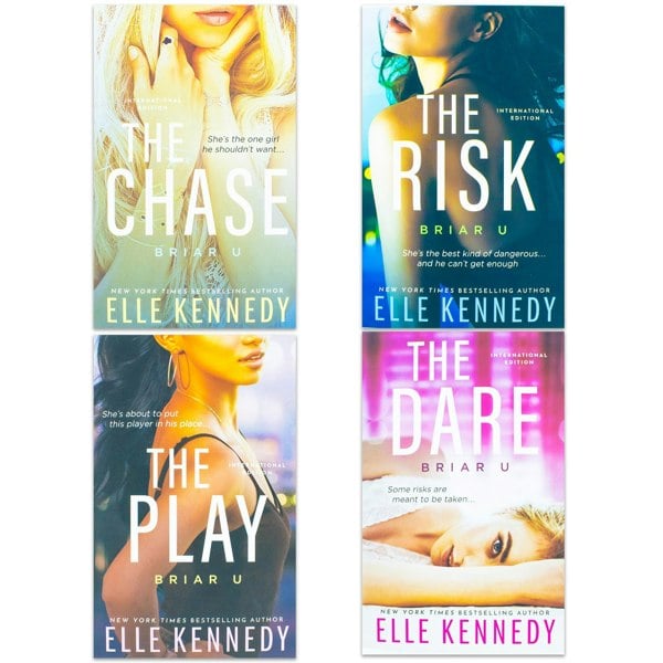 Elle Kennedy Briar U Series Collection 4 Books Set (The Chase, The Risk, The Play, The Dare)