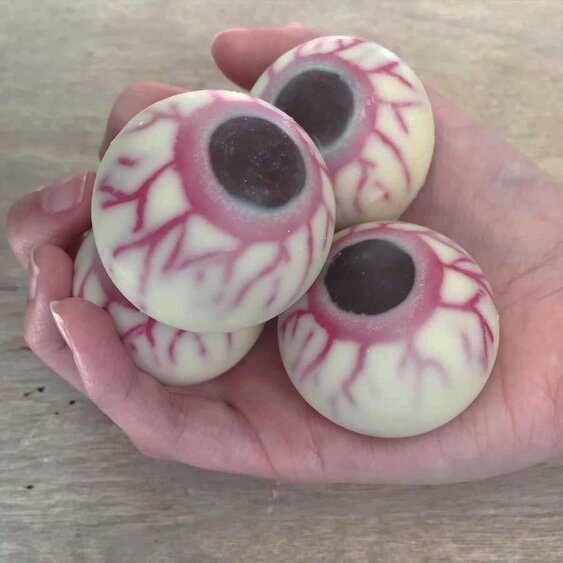 CHOC ON CHOC Chocolate Gooey Eyeballs