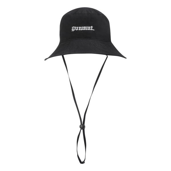 GVNMNT Clothing Co Wide Brim Bucket Hat - Black