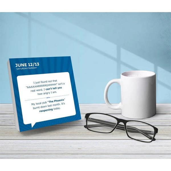 Sourcebooks Dad Jokes Desk Calendar 2027, Desk Calendars, Day To View, Humour, Gift