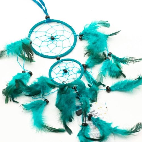 Bobobiy Bali Dreamcatchers - Medium Round - TurqPinkPurp