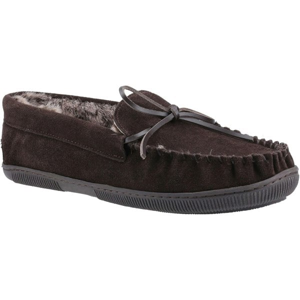 Hush Puppies Ace Men's Slippers in Chocolate