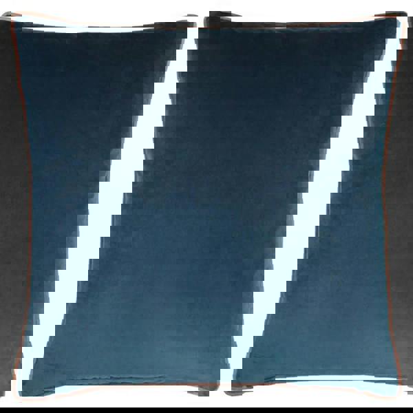 Paoletti Meridian Cushion Cover - Petrol/Blush