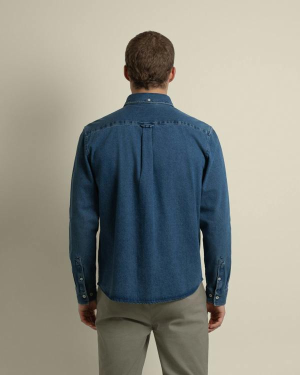 Larsson & Co Freddie - Denim Long Sleeve Shirt