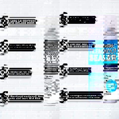 ProKleen Pro-Kleen Grout Cleaner 750ml and Tile & Grout Sealer 400ml - Cleans, Protects & Seals