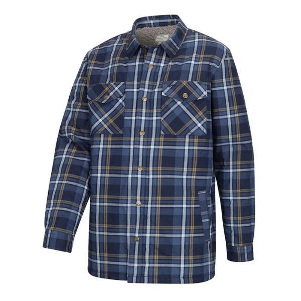 Hoggs of Fife Brunton fleece shacket front style sherpa fleece shirt for farmers