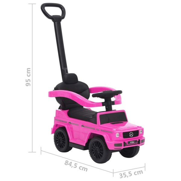 Berkfield Push Walk Car Mercedes-Benz G63 Pink