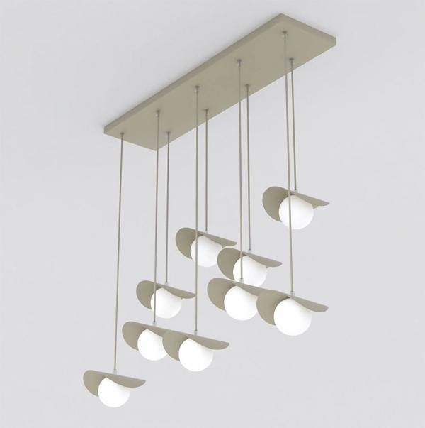 Emibig RITUAL Pendant Lamp 9 x G9 Beige