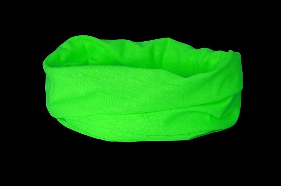 RUFFNEK Fluorescent Green Snood Tube Scarf