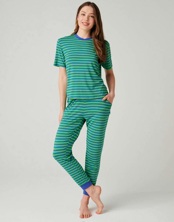 British Boxers Women's Bamboo Pyjama Set – Sunny St Ives