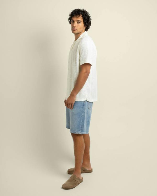Larsson & Co Kai - Crochet Jacquard Short Sleeve Shirt
