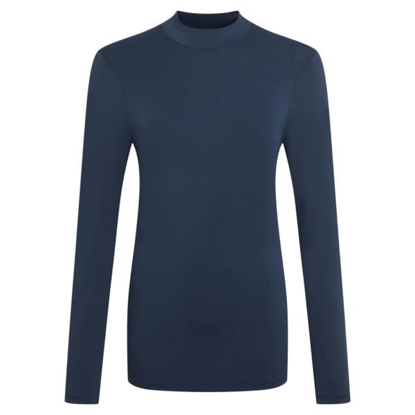 Craghoppers Womens/Ladies Nosilife Mock Neck Long-Sleeved Golf T-Shirt - Blue Navy - 