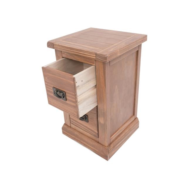 Cabinet Bits Tirolo 2 Drawer Petite Bedside Table