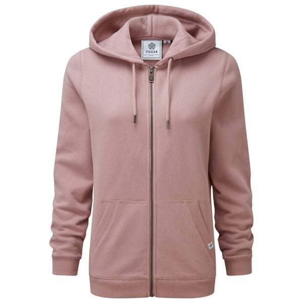 TOG24 Womens/Ladies Mia Full Zip Hoodie - Faded Pink