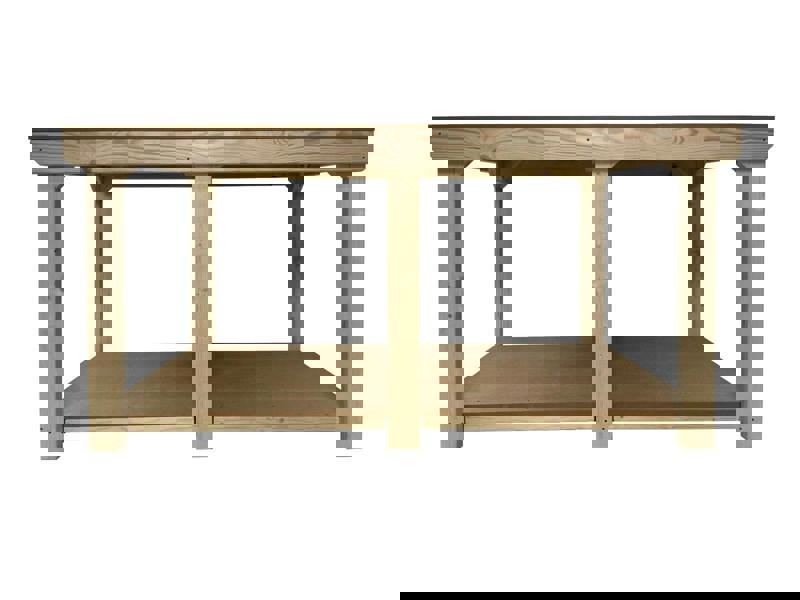 Arbor Garden Solutions Wooden Workbench MDF Top Depth-4ft