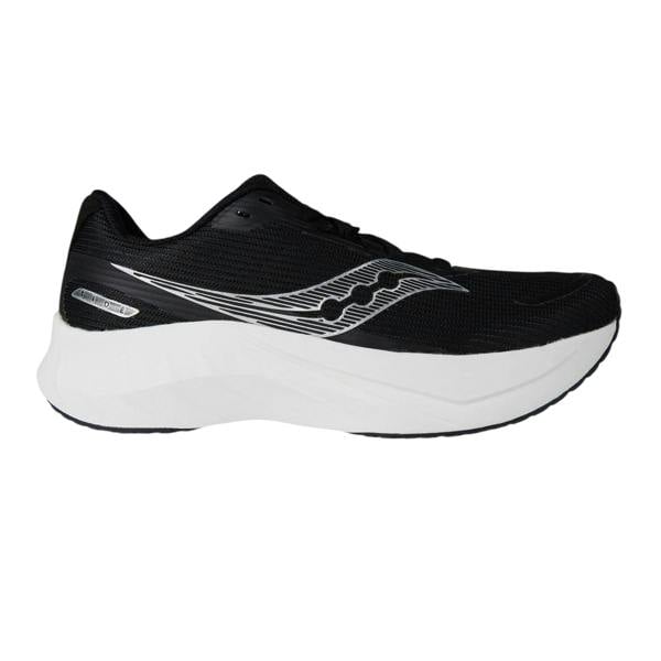 Saucony Womens/Ladies Tide 2 Shoes - Black/White - 