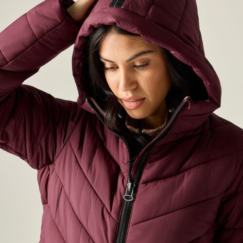Regatta Womens Adela Padded Jacket - Burgundy