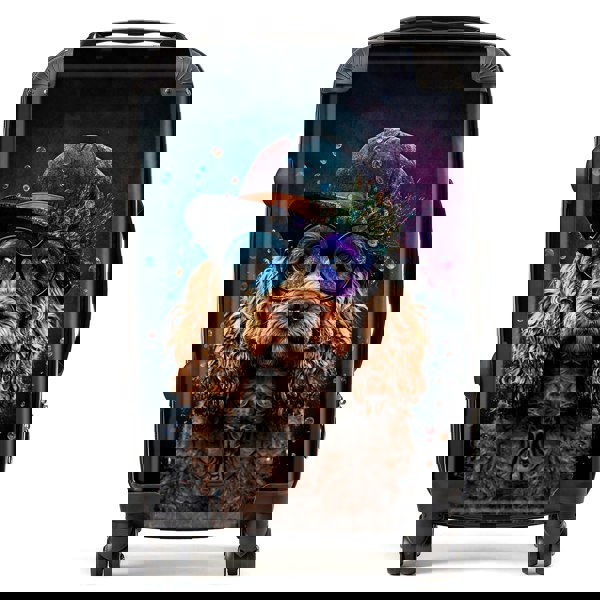 Warren Reed Cockapoo Dog Face Splashart Suitcase