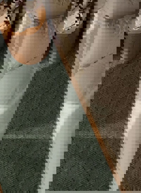 The Rugs Scala Handwoven Wool Rug - Quality Checkered Design