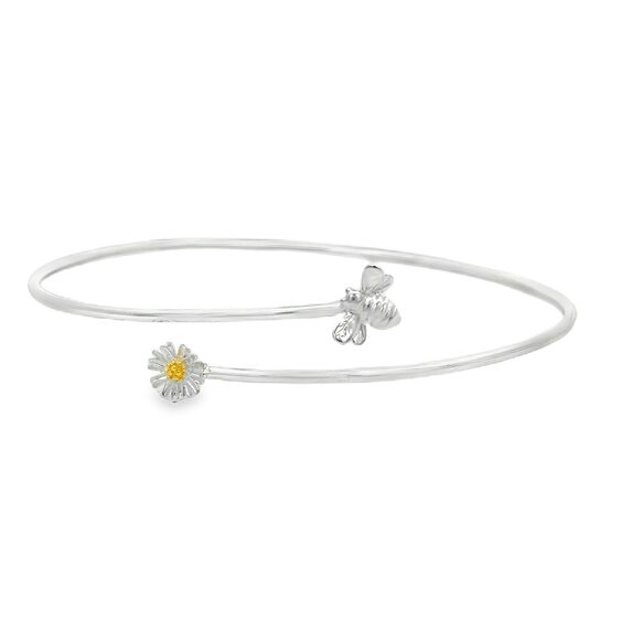 Reeves & Reeves Bee & Daisy Cuff Bracelet