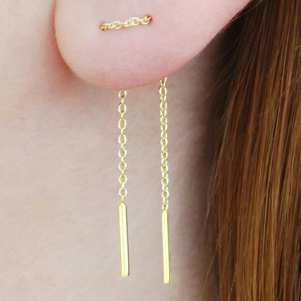 Gold Threader Earrings