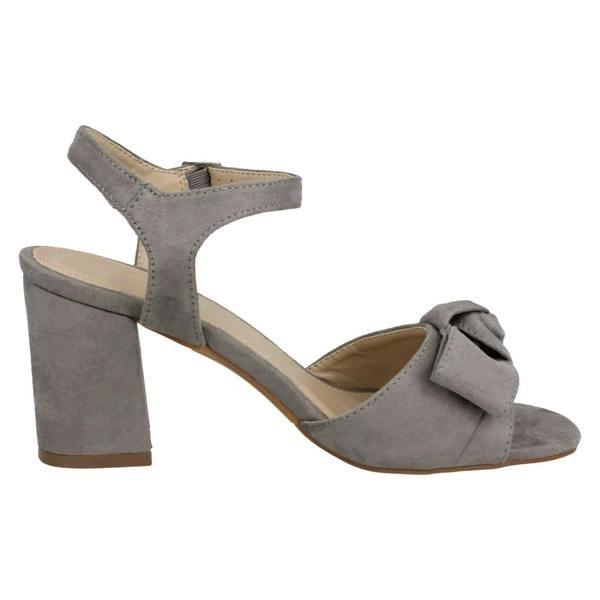 Spot On Ladies Spot On Blocked Heel Sandals