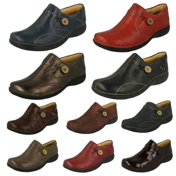 Clarks Ladies Clarks Un Structured Slip On Shoes Un Loop