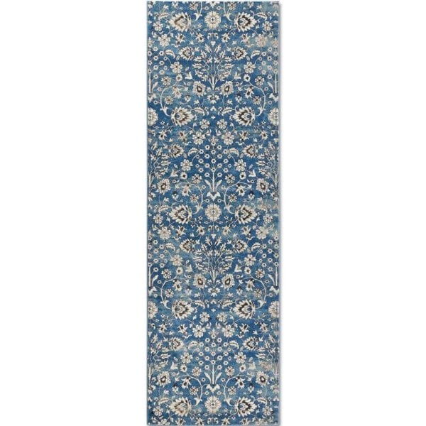 The Rugs Vintage Floral Design Short Pile Rug