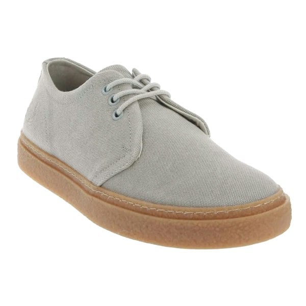 Fred Perry Mens Linden Canvas Trainers - Grey