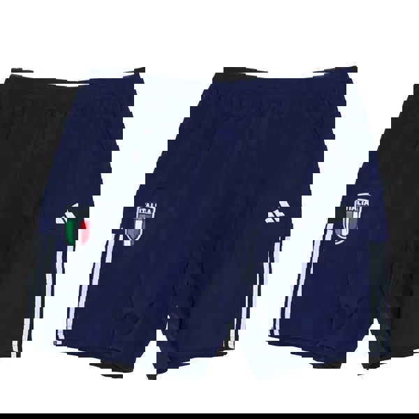 Adidas Mens Italy 2023/24 Pro Training Shorts - Blue