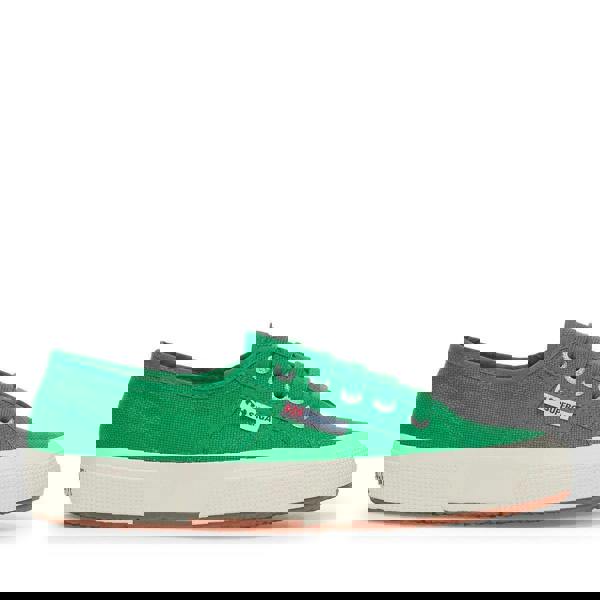 Superga Unisex Adult 2750 Cotu Classic Vegan Trainers - Island Green/Avorio