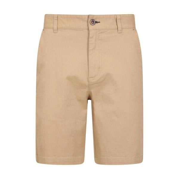Mountain Warehouse Mens Organic Chino Shorts - Light Beige - 