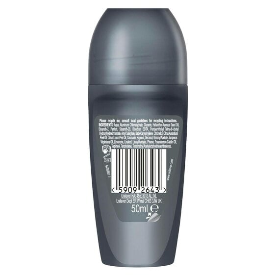 Dove Men+Care Roll On Classic AntiPerspirant Deodorant 48H Protection, 30x50ml