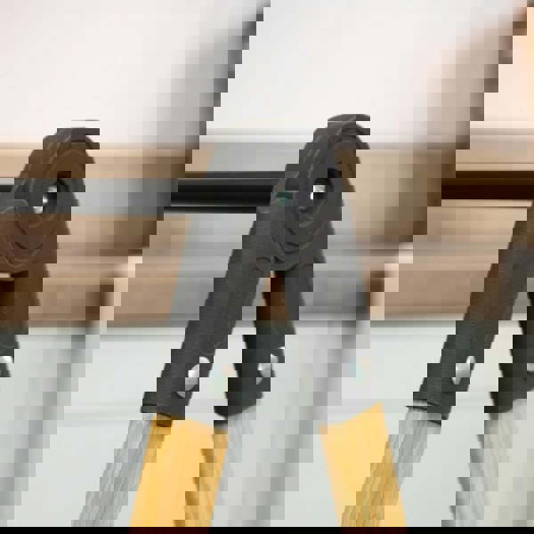 JVL Bamboo Extendable 4 Tier Clothes Ladder, Brown