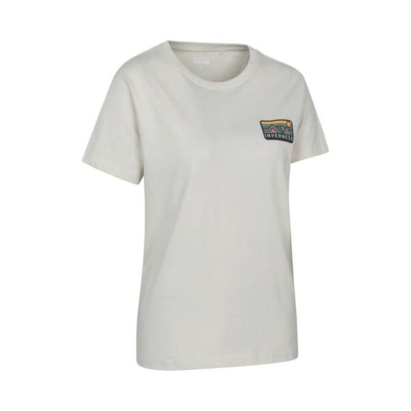 Mountain Warehouse Womens/Ladies Inverness Relaxed Fit Short-Sleeved T-Shirt - Beige - 