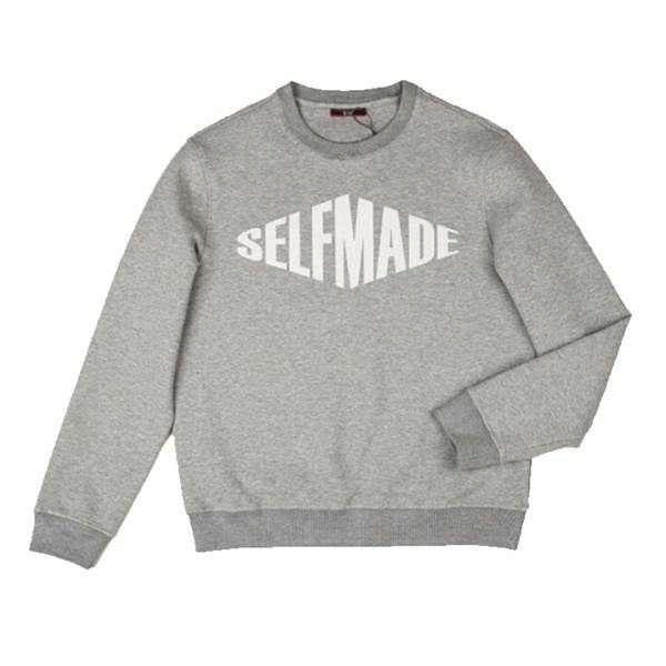 David WeJ Self Made Crew Neck Sweatshirt - Grey