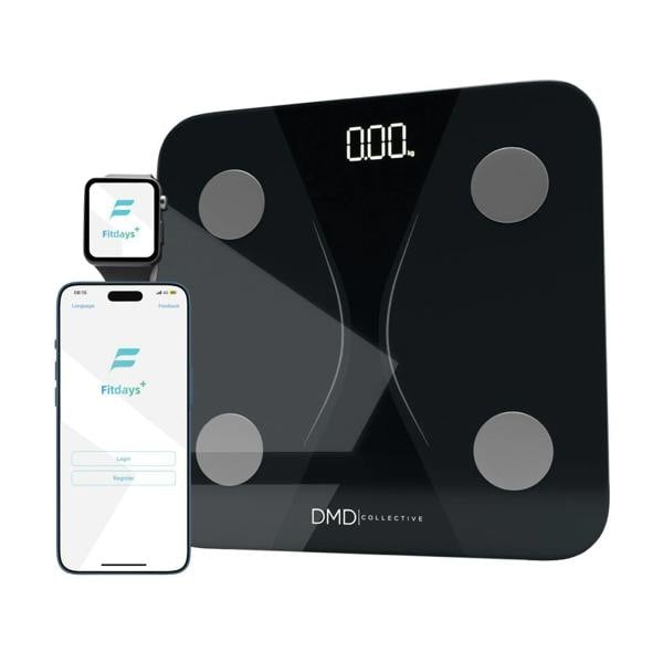 DMD Collective Smart Bluetooth Bathroom Scale with Body Composition Tracking