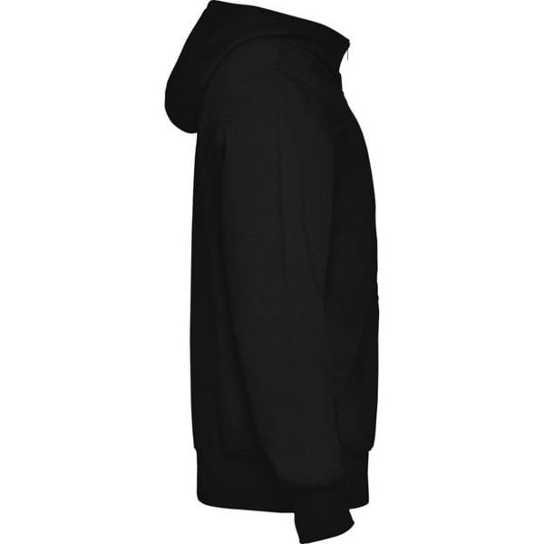 Roly Mens Montblanc Full Zip Hoodie - Black - 