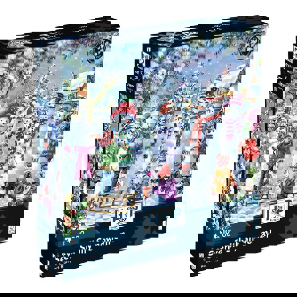 The House of Puzzles Seven Silly Snowmen - 1000 Piece Jigsaw Puzzle